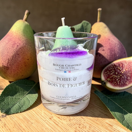 Bougie parfumée Poire & Bois de Figuier