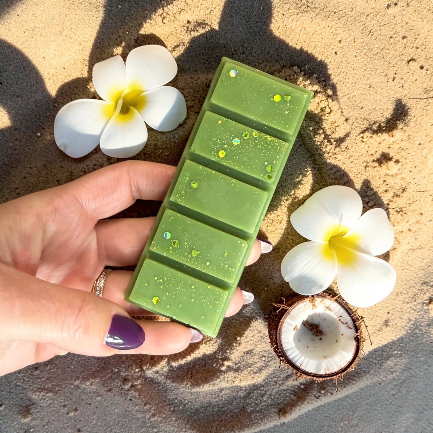 Tablette fondante parfum Monoï des Îles