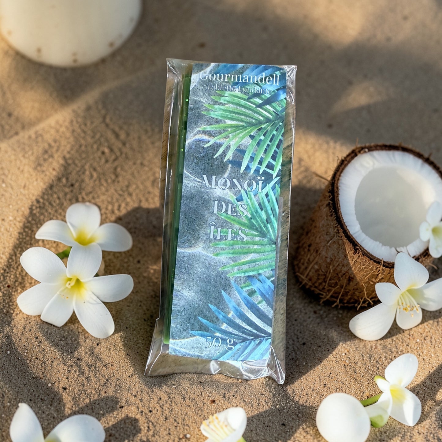 Tablette fondante parfum Monoï des Îles