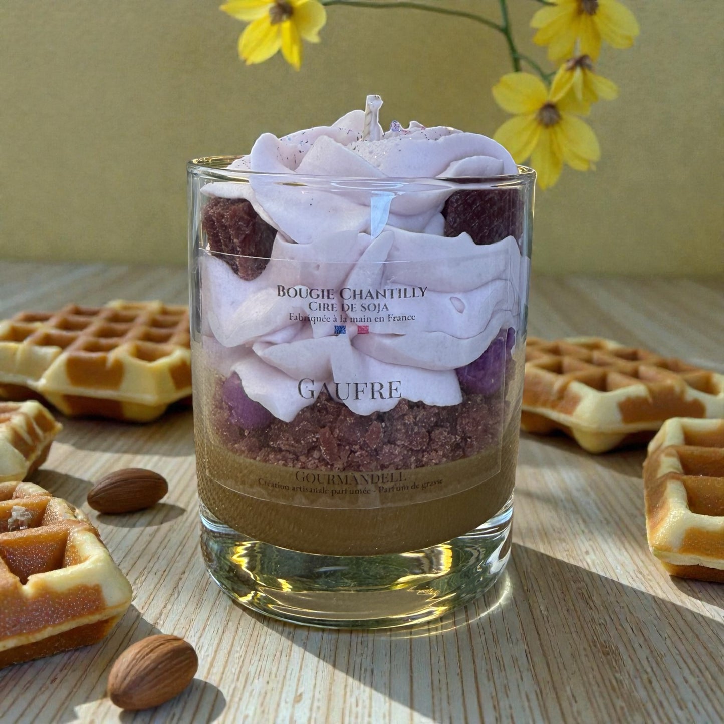 Bougie Chantilly Parfum Gaufre – 160g