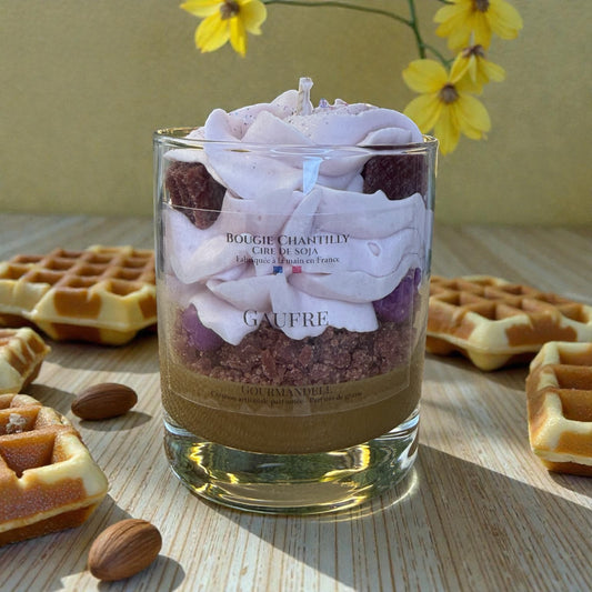 Bougie Chantilly Parfum Gaufre – 160g