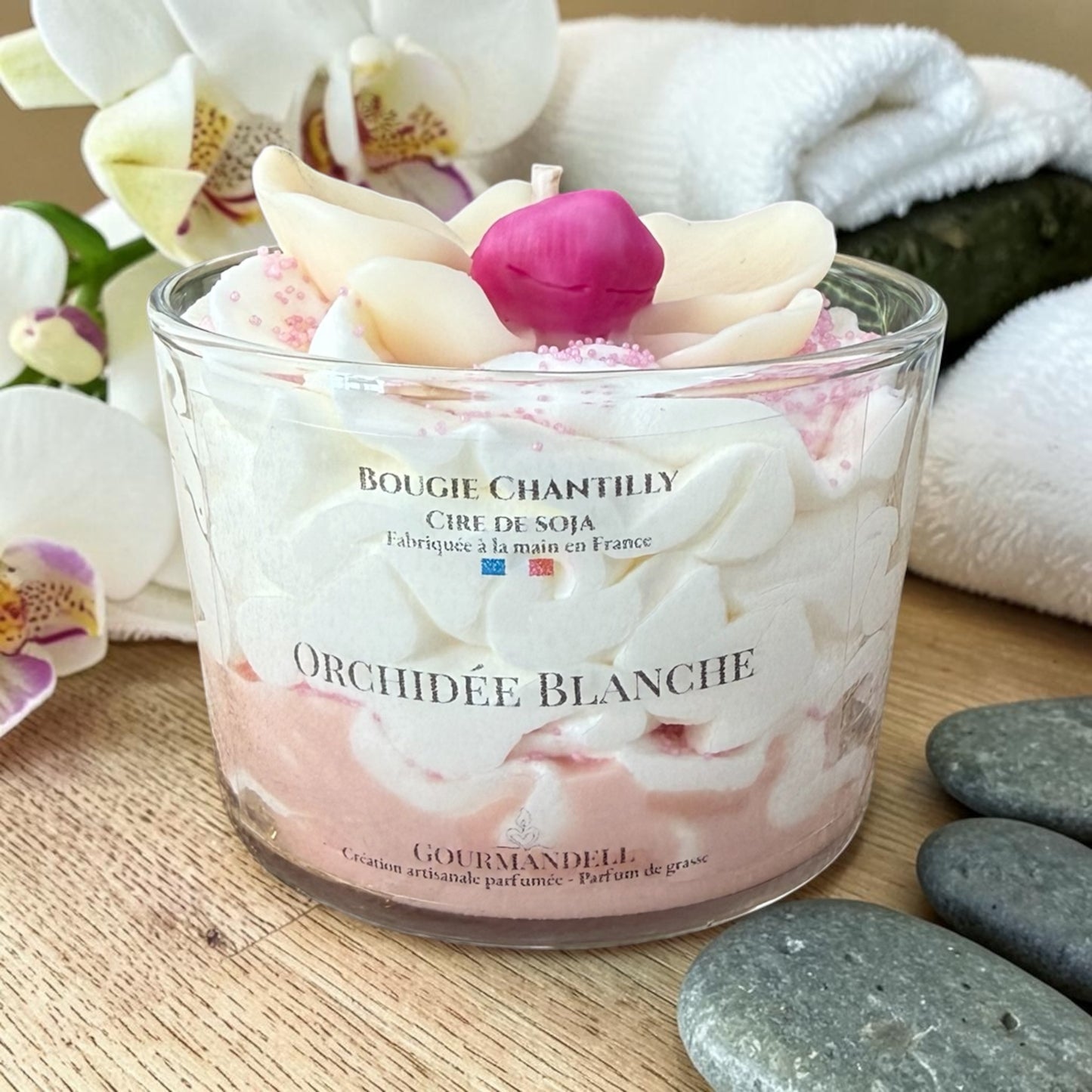 Bougie Parfumée Orchidée Blanche