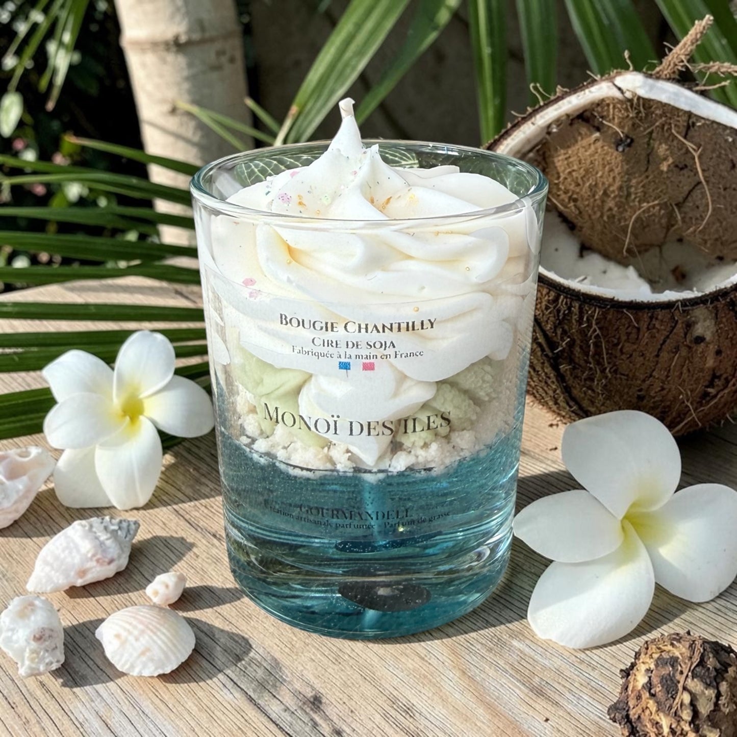 Bougie Chantilly Monoï des Îles