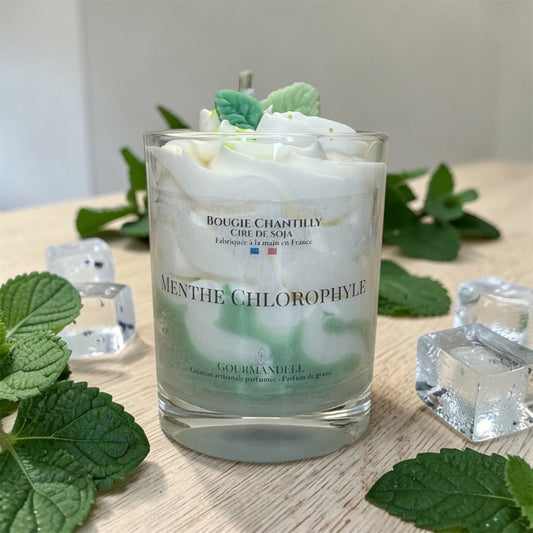 Bougie Chantilly Menthe Chlorophylle