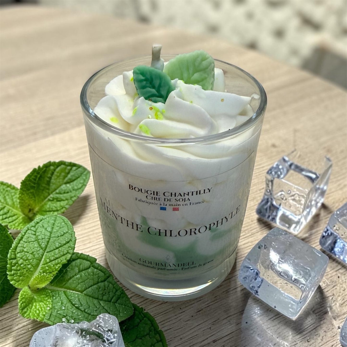 Bougie Chantilly Menthe Chlorophylle