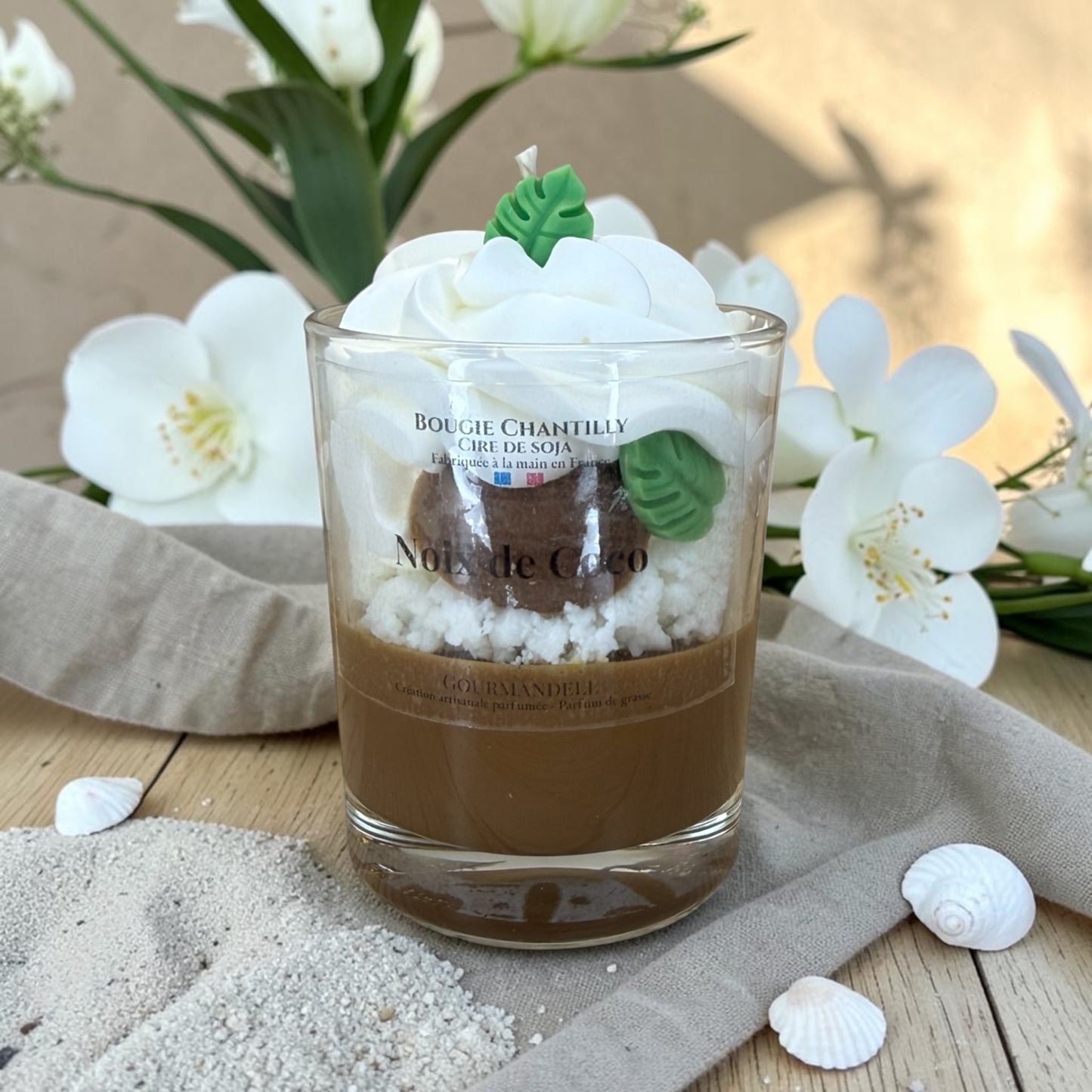 Bougie Chantilly Noix de Coco