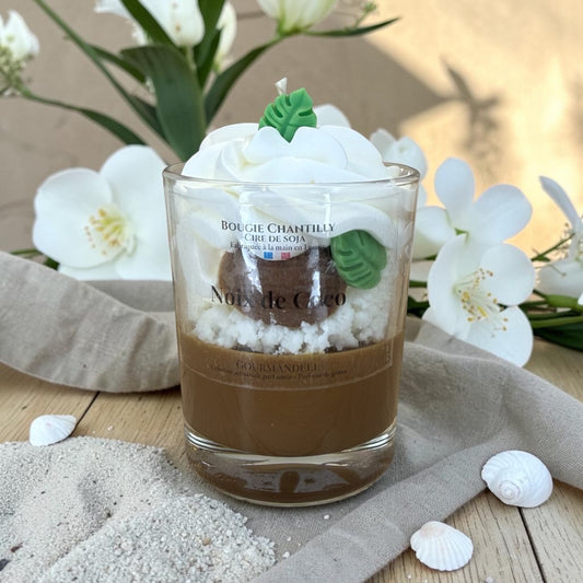 Bougie Chantilly Noix de Coco