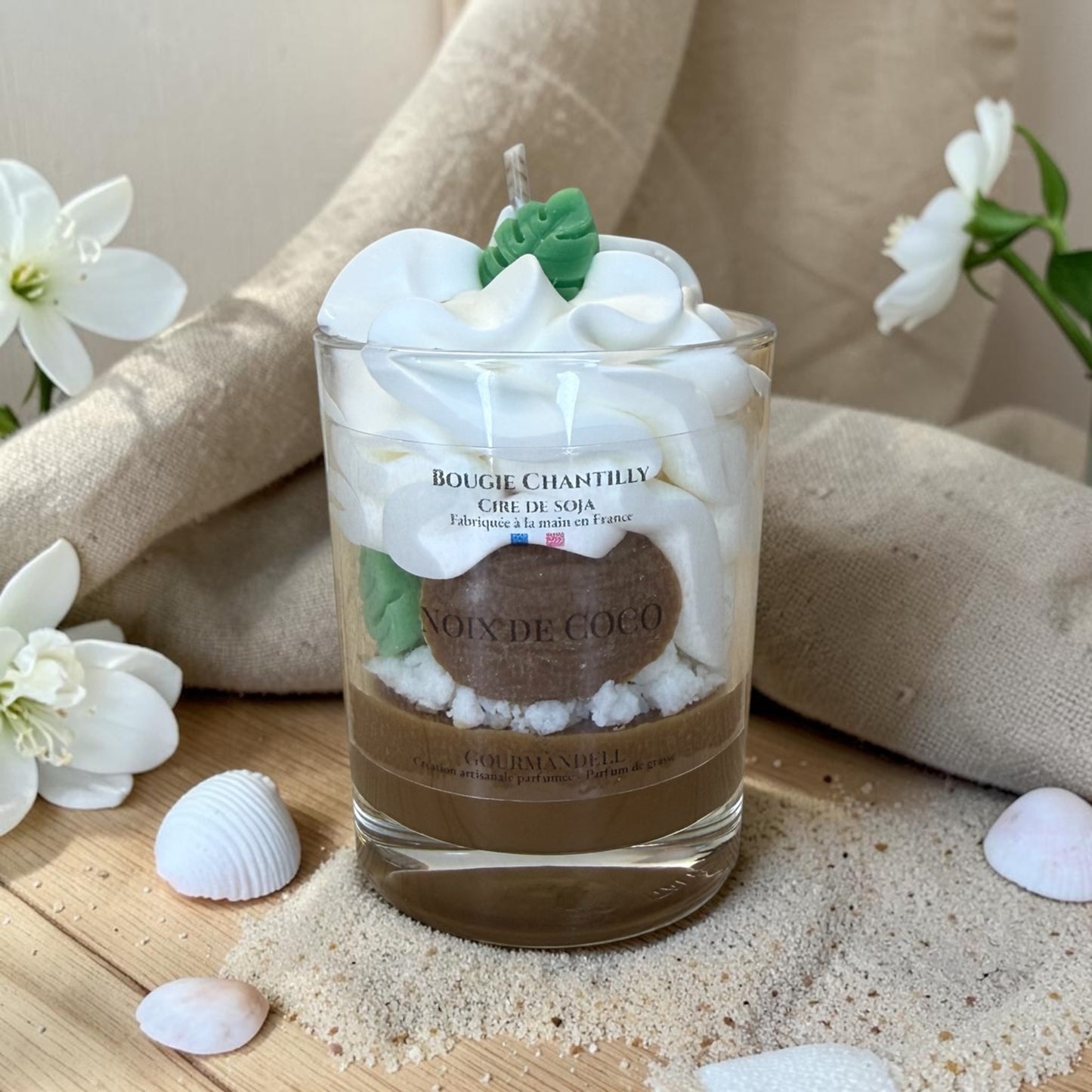 Bougie Chantilly Noix de Coco