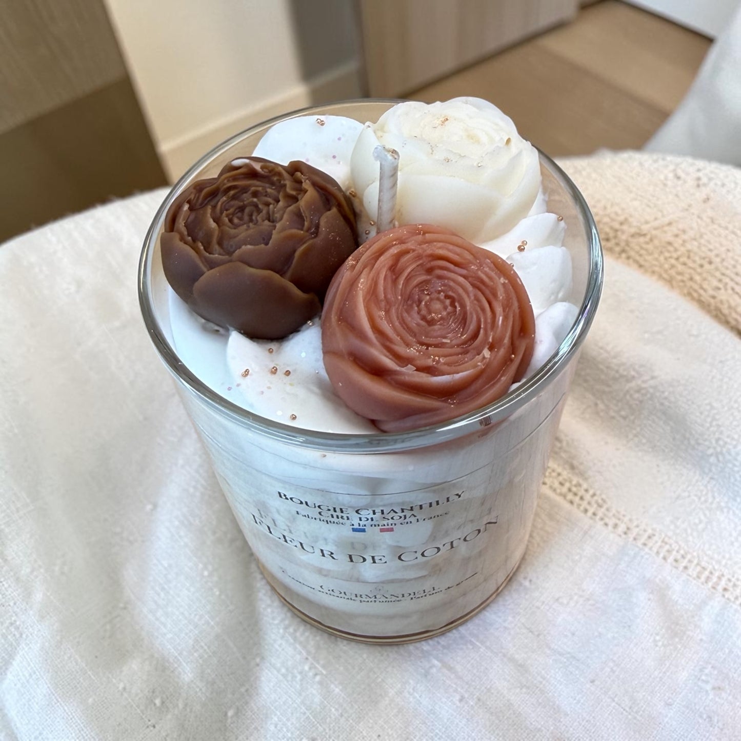 Bougie Chantilly Fleur de Coton