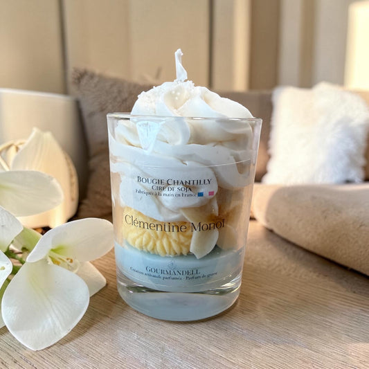 Bougie Chantilly Clémentine Monoï