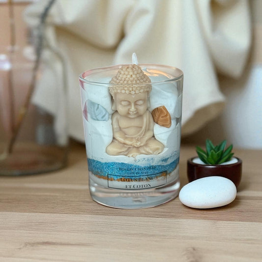 Bougie Parfumée Lotus Blanc & Coton – 70g / 140g / 170g