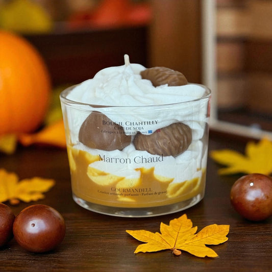 Bougie parfumée Marron Chaud – Édition éphémère