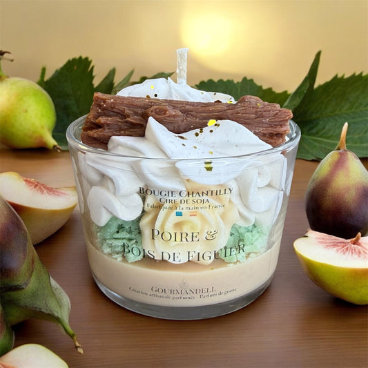 Bougie Chantilly Poire & Bois de Figuier