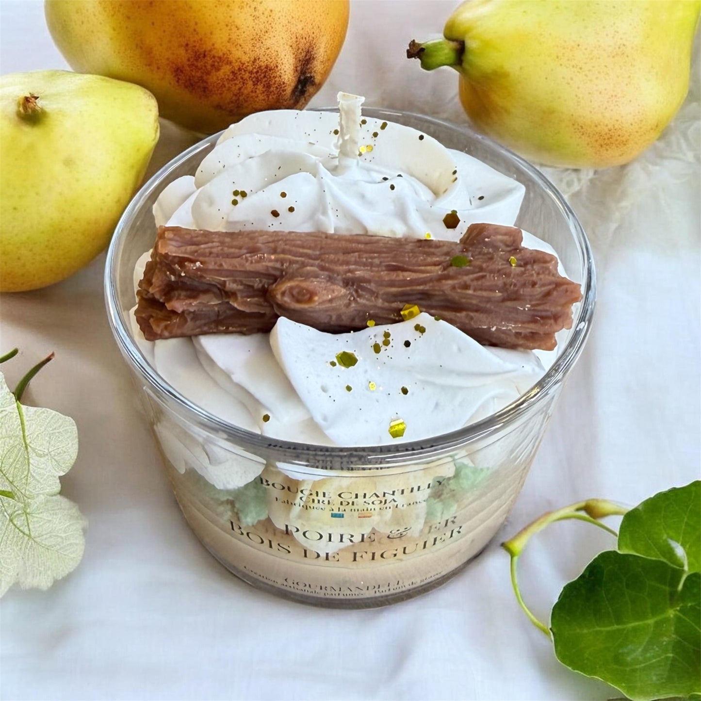 Bougie Chantilly Poire & Bois de Figuier