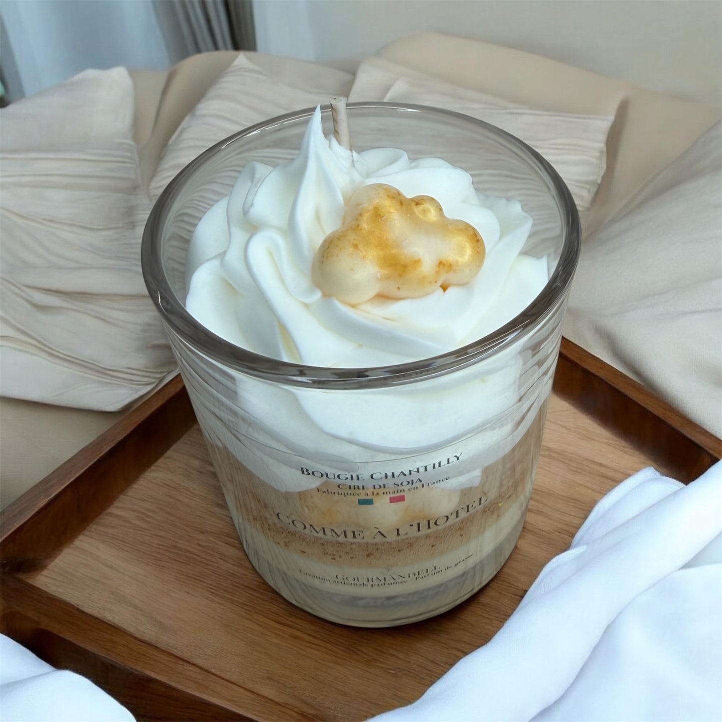 Bougie Chantilly Comme à l’Hôtel
