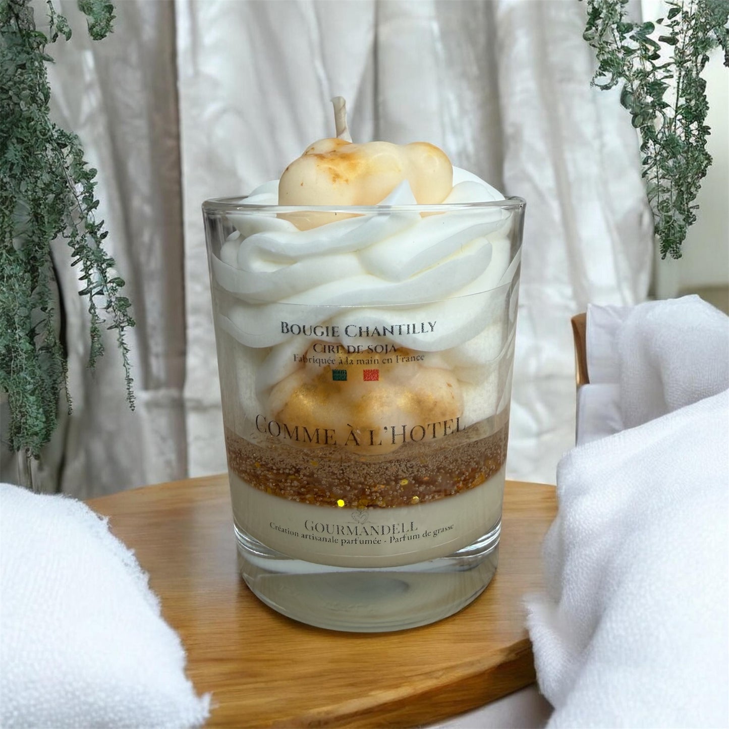 Bougie Chantilly Comme à l’Hôtel