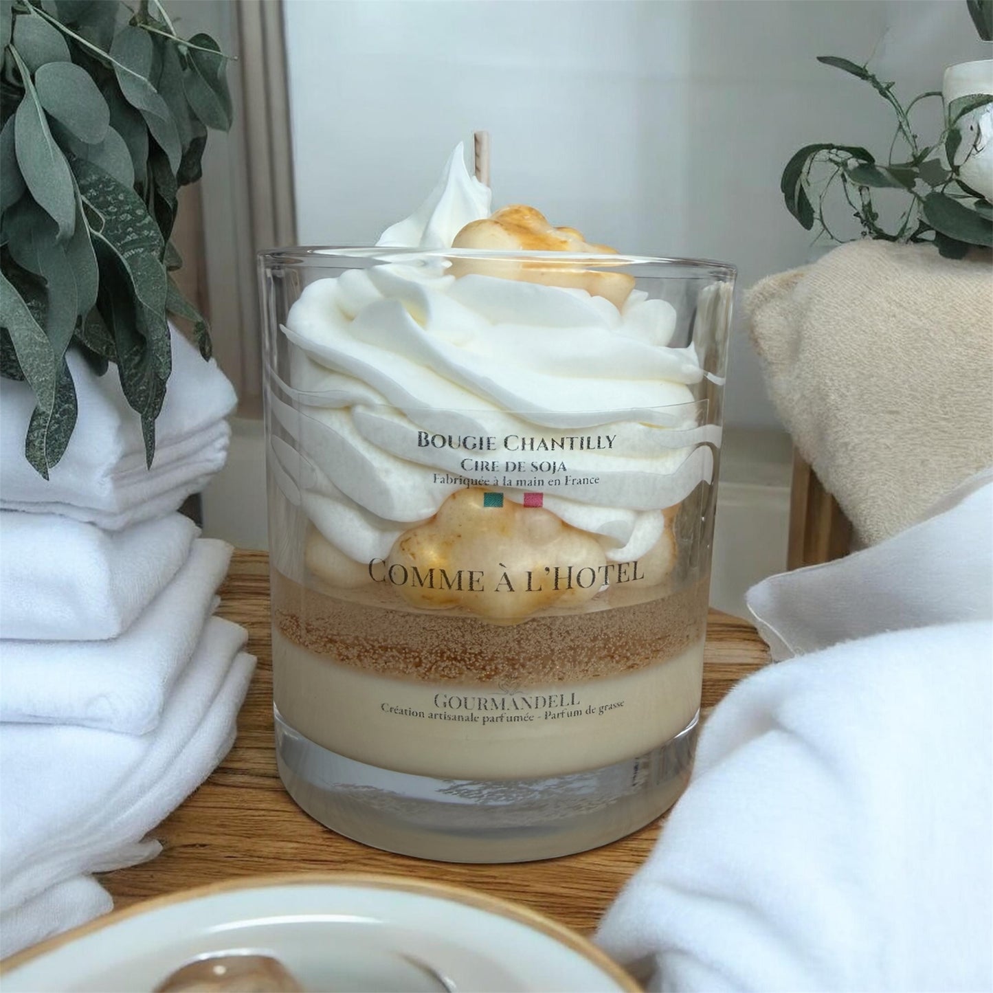 Bougie Chantilly Comme à l’Hôtel