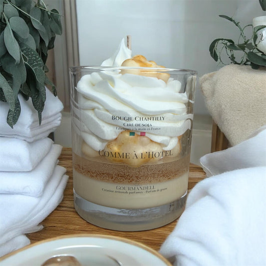 Bougie Chantilly Comme à l’Hôtel