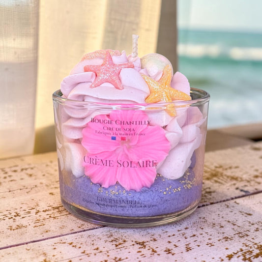 Bougie Chantilly Crème Solaire