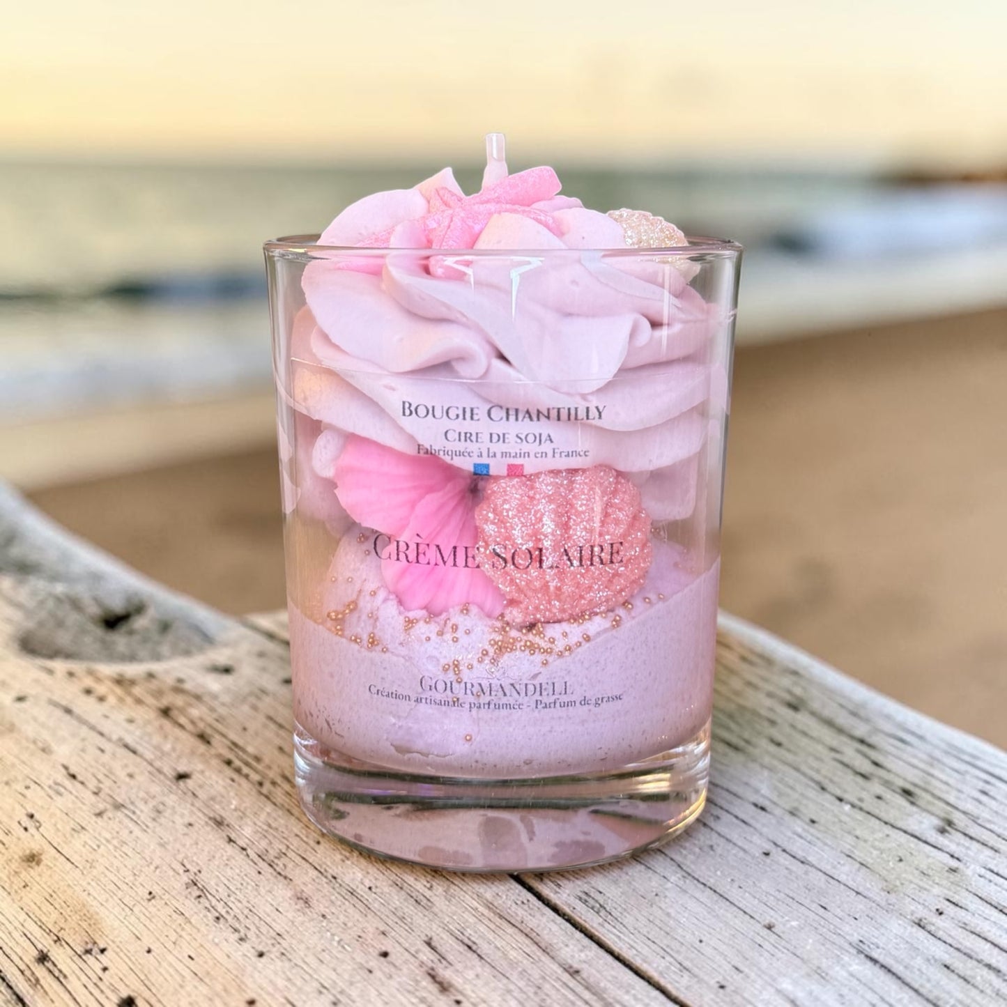 Bougie Chantilly Crème Solaire