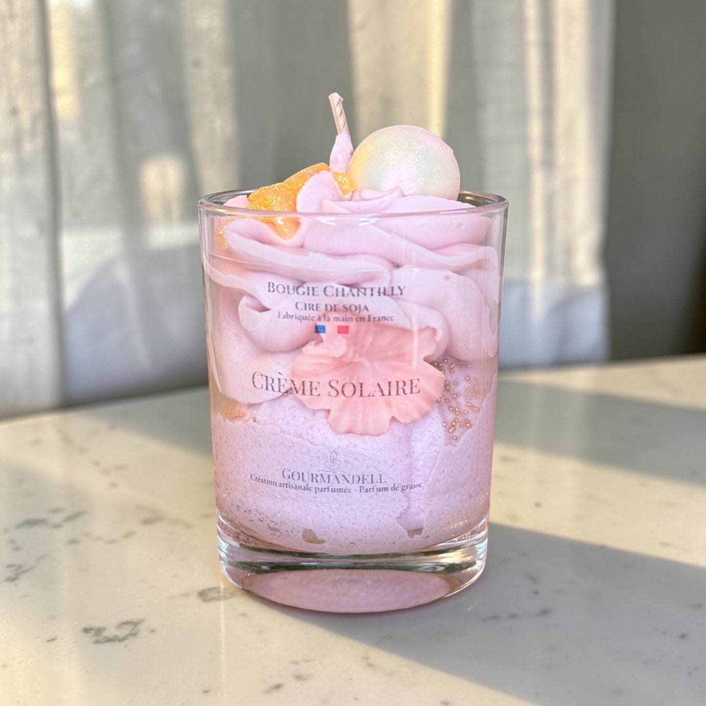 Bougie Chantilly Crème Solaire