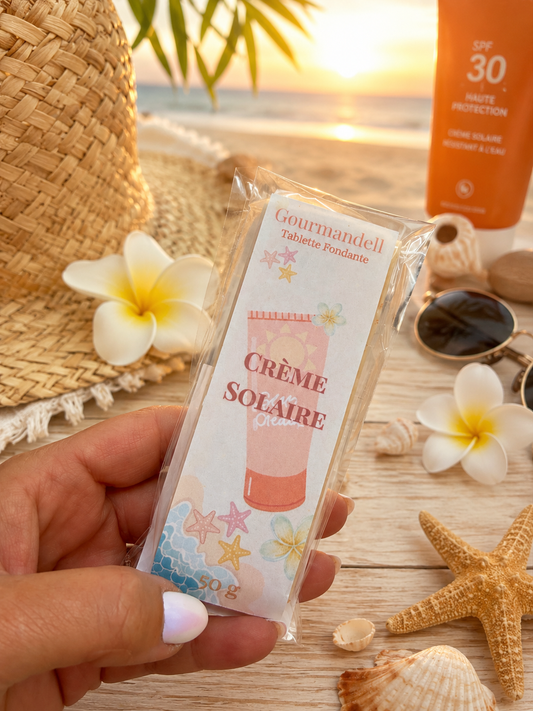 Tablette Fondante Crème Solaire – 50 g
